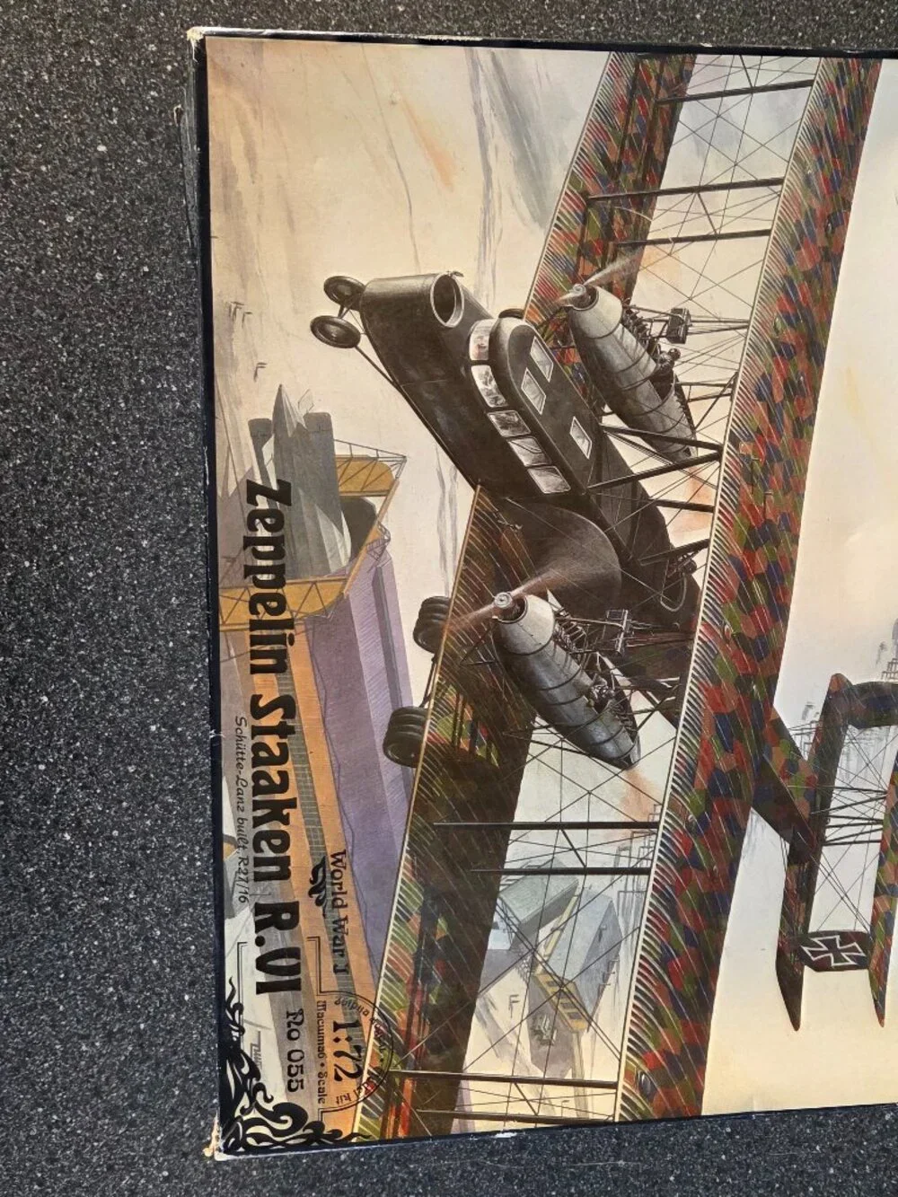Roden, Zeppelin Staaken R.VI German WW1 Bomber 1/72 scale Sealed Contents RARE